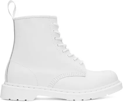 Белые однотонные ботинки 1460 Dr. Martens