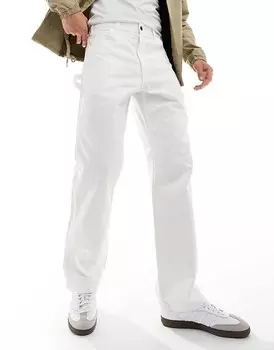 Белые практичные брюки Dickies Painter Carpenter