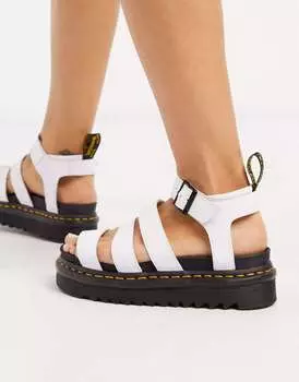 Белые сандалии Dr Martens Blaire