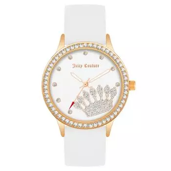 Белые силиконовые часы Juicy Couture