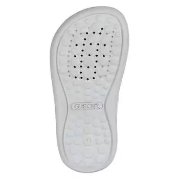 Белые стеганые сандалии Lightfloppy Geox, белый