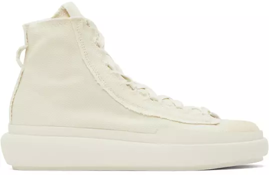 Белые высокие кеды Y-3 Nizza