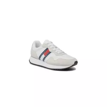 Белые замшевые кроссовки Tommy Jeans