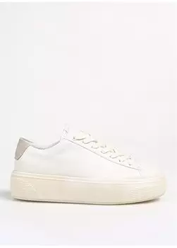 Белые женские кожаные кроссовки 21950301007 Ecco, белый