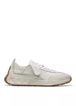 Белые женские кожаные кроссовки 26176397 Clarks, белый