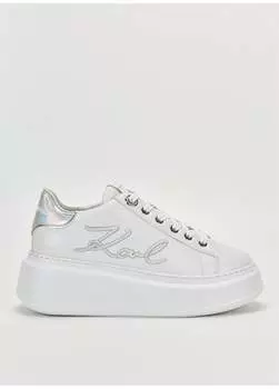 Белые женские кожаные кроссовки KL63510A 01S Karl Lagerfeld, белый