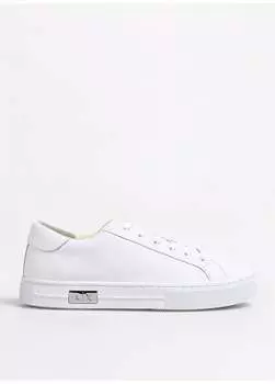 Белые женские кожаные кроссовки XDX027XCC14A222 Armani Exchange, белый