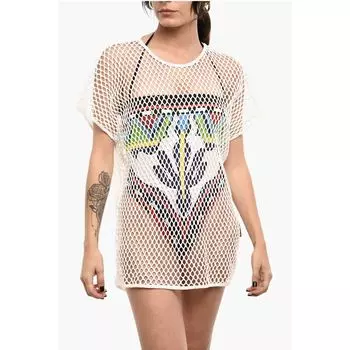 Белый хлопковый купальник Dsquared2, White
