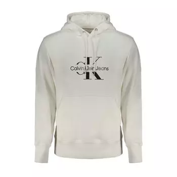 Белый хлопковый свитер Calvin Klein