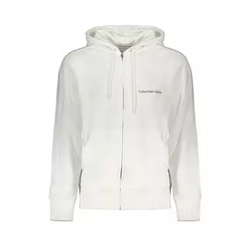 Белый хлопковый свитер Calvin Klein