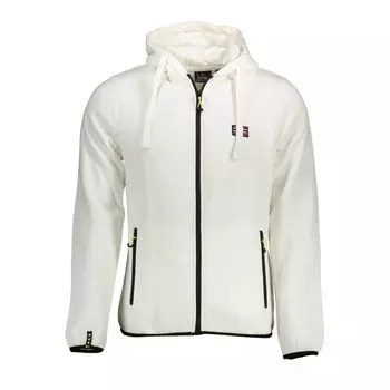 Белый хлопковый свитер Geographical Norway