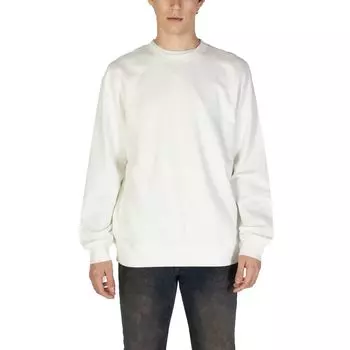 Белый хлопковый свитер Hugo Boss