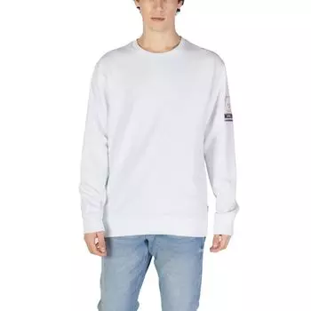 Белый хлопковый свитер Moschino