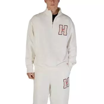 Белый хлопковый свитер Tommy Jeans