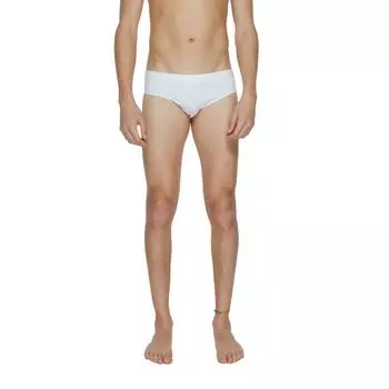 Белый полиамидный купальник Calvin Klein