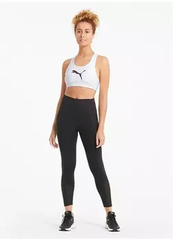 Белый женский спортивный бюстгальтер Puma