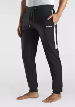 Bench Спортивные брюки для домашней одежды с манжетами на концах штанин Bench Loungewear, черный