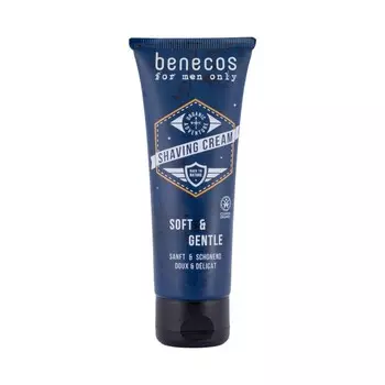 Benecos, For Men Only Shaving Cream натуральный, крем для бритья, 75 мл