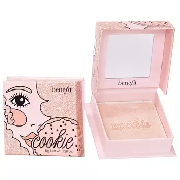 Benefit Cosmetics Пудровые хайлайтеры Cookie and Tickle Shimmer Finish, цвет Cookie