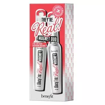 Benefit They're Real! Duo набор: Удлиняющая тушь для ресниц Black, 2x9 г/1 упаковка