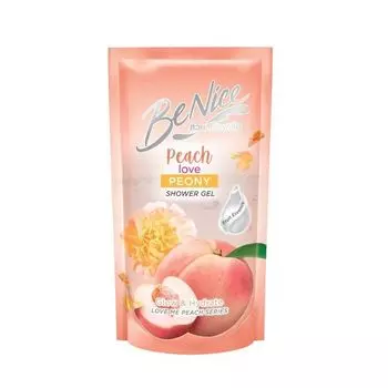 Benice Гель для душа Peach Love Peony 400 мл. (Пополнение), Pink