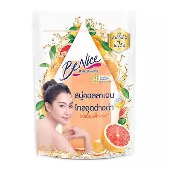 Benice Мыло Фруктовый Коллаген Грейпфрут Апельсин 120г. , Orange