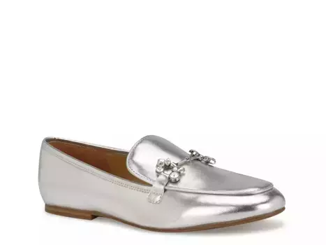 Bennit Лоферы Nine West, Silver Metallic