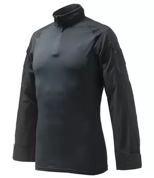 Beretta Slim-Fit Stryker Combat Пуловер с молнией до половины длины, черный