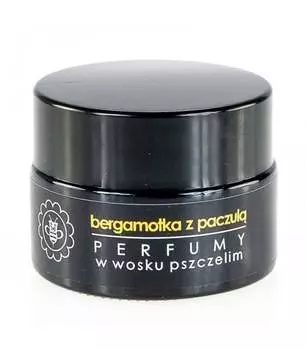 Бергамот с пачули, духи Бергамот из пчелиного воска, 15 г Miodowa Mydlarnia