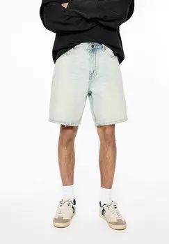 БЕРМУДА Standard PULL&BEAR, Джинсовые шорты синий