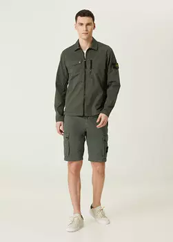 Бермуды Stone Island, хаки