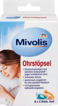 Беруши 16 шт. Mivolis
