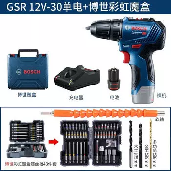 Дрель аккумуляторная GSB12V-30 + набор Rainbow Magic