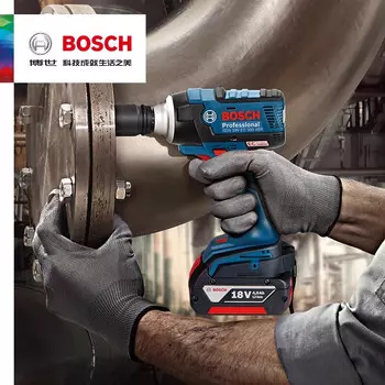 Гайковерт ударный Bosch GDS 18V-400 + аккумулятор 4.0Ah