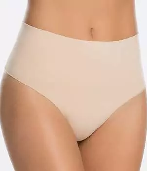 Бесшовные моделирующие стринги Spanx, бежевый