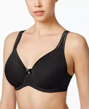 Бесшовный бюстгальтер на косточках Retro Chic Contour 853186 Wacoal, черный