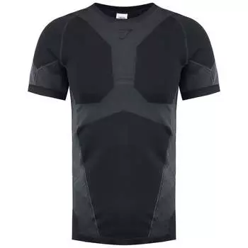 Бесшовный лифтинг мужских мышц Gymshark, черный