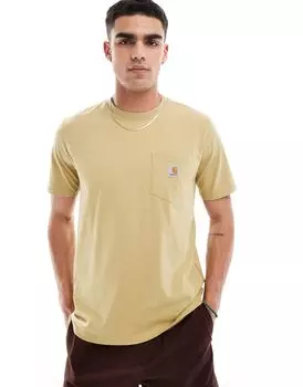 Бежевая футболка с карманами Carhartt WIP