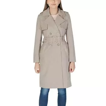 Бежевая куртка из полиэстера GUESS