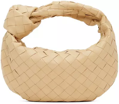 Бежевая мини-сумка Jodie Bottega Veneta