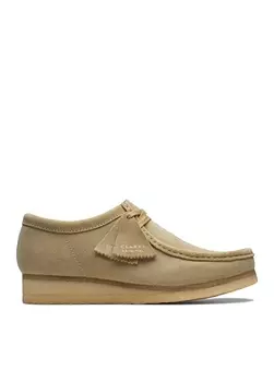 Бежевая мужская замшевая повседневная обувь Clarks