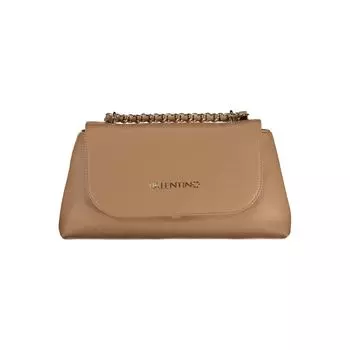 Бежевая полиэтиленовая сумка Valentino Bags