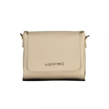Бежевая полиэтиленовая сумка Valentino Bags