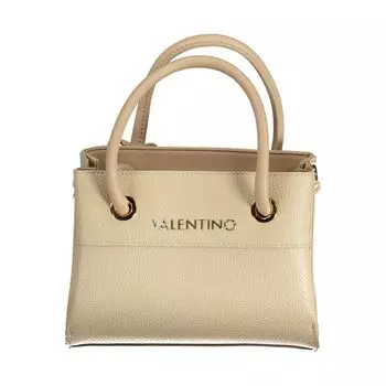 Бежевая полиэтиленовая сумка Valentino Bags