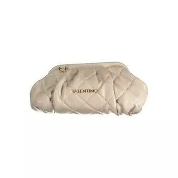 Бежевая полиэтиленовая сумка Valentino Bags
