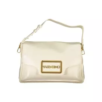 Бежевая полиэтиленовая женская сумка Valentino Bags