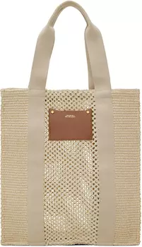 Бежевая сумка Aruba Tote Isabel Marant
