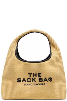 Бежевая сумка-тоут «The Woven Sack Bag» Marc Jacobs