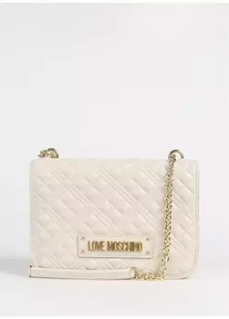 Бежевая женская сумка через плечо 16X17x13 см JC4000PP1ILA0110 Love Moschino, бежевый