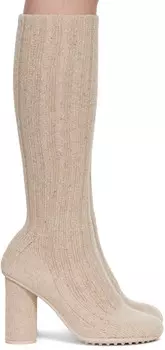 Бежевые ботинки Atomic Bottega Veneta